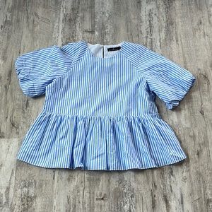 Pomander Place balloon sleeve blouse XXL